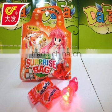 kids' confectionery fruit hard candy toy surprise bag