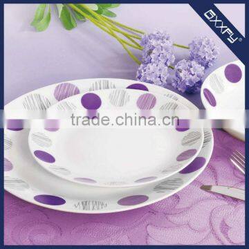 Coupe Shape 16pcs Lates Dinner Set With Popular Design F1