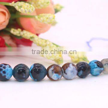 Wholesale Gemsotne Strands Size 6 8 10 12mm Mixed Blue Natural Blue Agate Slabs photo-4