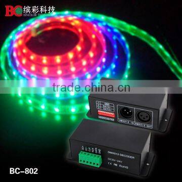 BC-802-8806 DC12V-DC24V DMX 512 Decoder for IC LPD8803 LPD8806 photo-6