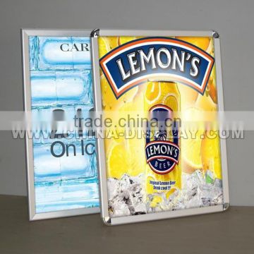 Portable advertising signs extrusion snap frame trade show aluminum snap frame