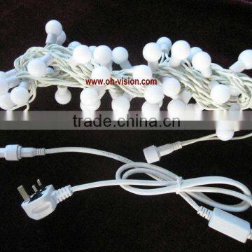 10m 100 led warmwhite IP65 ball cover led string light led play light