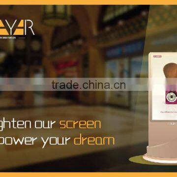 Top sales 55 inch digital sign solutions/floor standing type/touchable screen