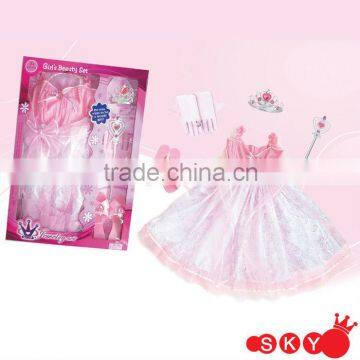 2014 Wholesale girls dress up sets baby clothes baby girl princess dresses