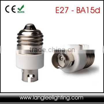 E27 to BA15d Lampholder Socket Adapter E26 to BA15 B15