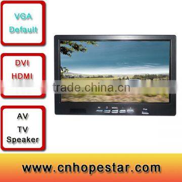 high sale 16:9 7inch vga usb lcd bus touchscreen car monitor