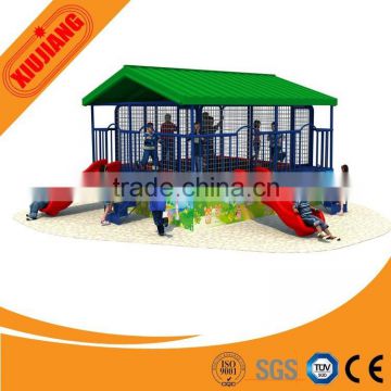 High quality outdoor trampoline with safety enclosure