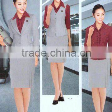 women pants suit uniform/Ladies Office Uniform suits/office uniform