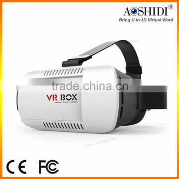 Virtual Reality headset VR BOX 1.0 glasses 3D fit for 3.5'' to 6'' cellphones