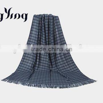 High quality 100% Acrylic yarn dyed check blanket soft handfeel nap blanket
