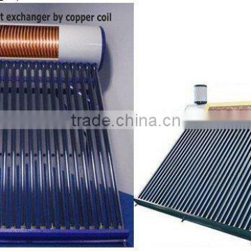 Domestic Pre-heated Solar Water Heater with Copper Coil