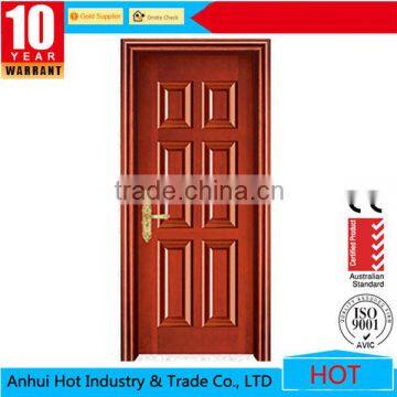 High Quality Solid Wooden Front Doors Fashion Convenient Wooden Doors Internal Wholesale Price Soundproof Bedroom Door