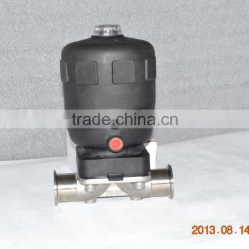 POV made sanitary normally open female threaded pneumatic diaphragm valve