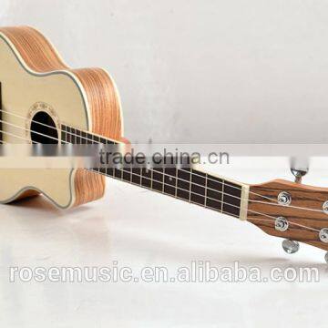 26 Inch Cutaway Spruce+zebrawood Ukulele(UK220-26C) photo-6