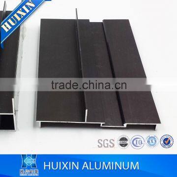 anodized bronze aluminum window and door frame section made in china