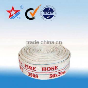 Fire hose, canvas garden water hose with couplings for fire fighting equipment