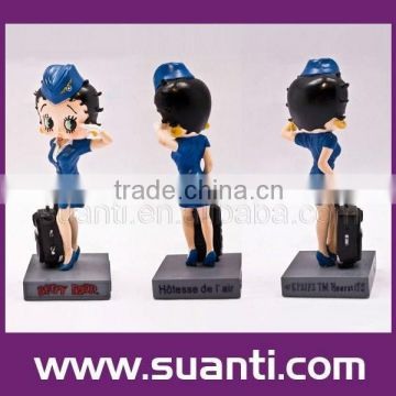 2015 China Supplier resin betty boop figurines ,wholesale betty boop figurines