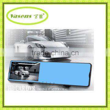 Car dvr 4.3"Dual Camera 1080P Full HD 1920*1080 4X Digital Zoom Car Camera Rearview Mirror DVR