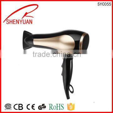 factory Price AC quiet 2200W pro hotel ABS Hair Dryer quiet oem /odm