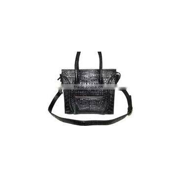 CROCODILE LEATHER HANDBAG (CAIMAN)