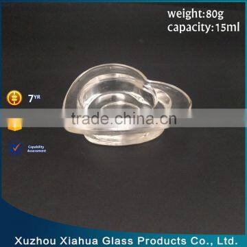 Heart Shape Glass Votive Candle Holder photo-2