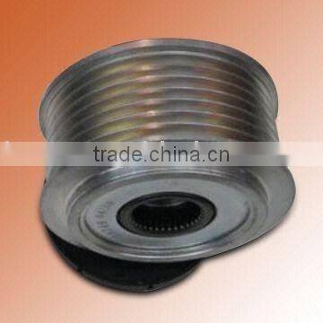 Clutch Pulley with Lowering System Noise and Reducing Belt Vibration