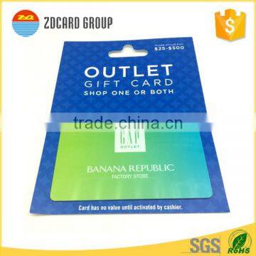 Custom Environmentally Friendly Packaging Backer Card