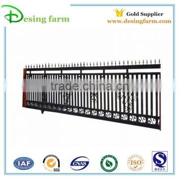 Powder coating sliding iron main gate design