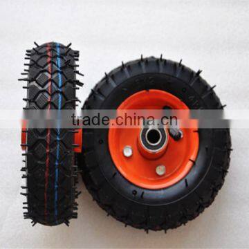 6x2 small steel wheel pneumatic rubber tires