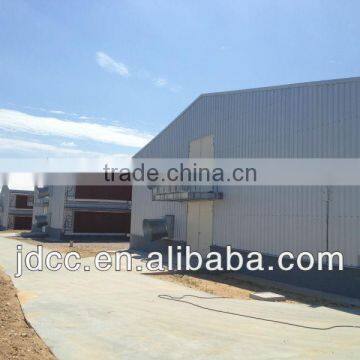 prefabricated steel structure broiler house for broiler chicken hatching eggs