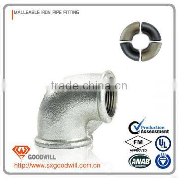 Galvanized Malleable Iron Pipes Fittings 90 Degree Elbow photo-4