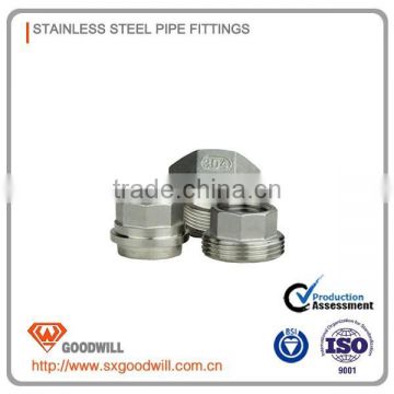 stainless steel pipe fitting elbow, tee, cross, union, nipple, coupling, reducer