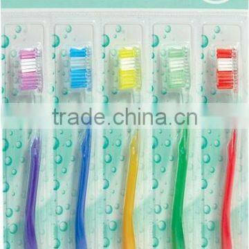 5 pcs plastic toothbrush