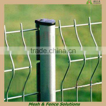 High Quality PVC Coated Triangle Clear Fence Panel With Pear Post