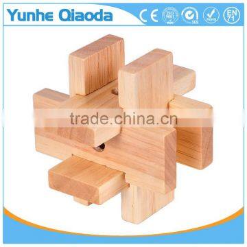 Wholesale Kids Wooden IQ Intelligent Puzzle Handheld Brain Game photo-4