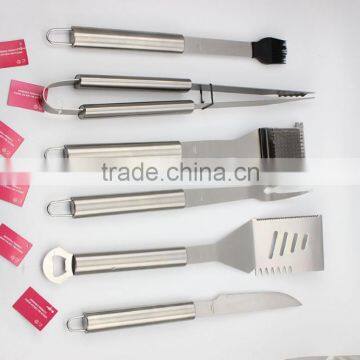0400014 Hot sale stainless steel BBQ cutlery set,BBQ tool set