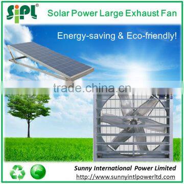 950mm solar energy powered large industrial louvered exhaust fans for animal house