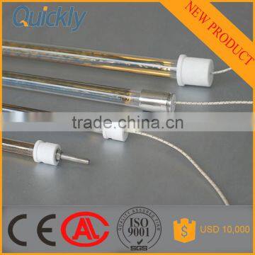 Glass printing type single tube heater lamp for the conveyor oven