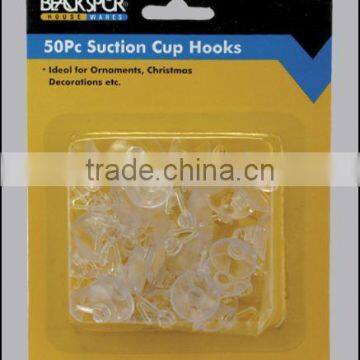 50pc suction cup light hooks