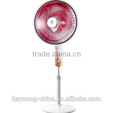 Free Stand Fan Sun Heater with Carbon Fiber Tube