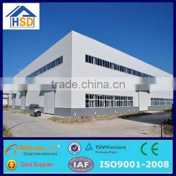 prefab metal structure factory building light steel parking structure