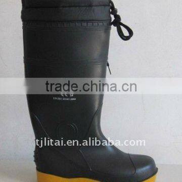 2017 industry PVC safety boots for winter