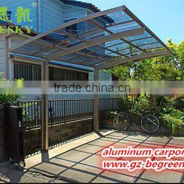 White Metal Frame Waterproof Canvas Car Garage With Polycarbonate Sheet,waterproof Canvas Car Garage,2 Car Metal Carport photo-2