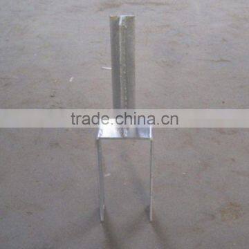 fence pole anchor