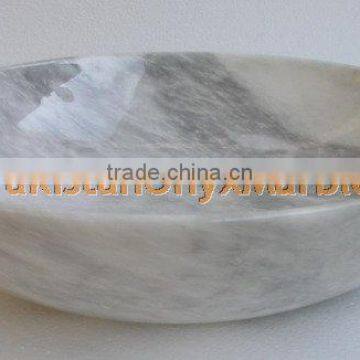 TEAKWOOD BLACK ZEBRA MARBLE BOWLS photo-3