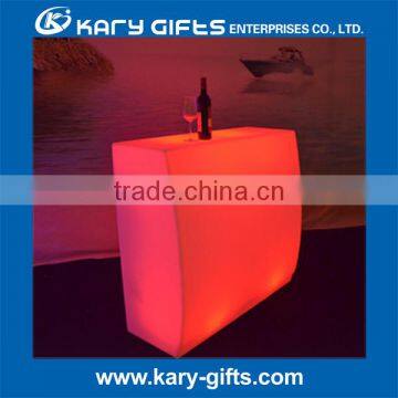 Remote Control Led Reception Desk Hotel Luminous Led Front Desk Supplies photo-5