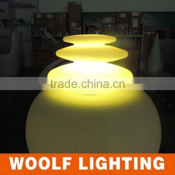 Lovely Three Layers Stone Looking Color Decorative LED Garden Light photo-3