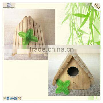 wholesale kids toy mini low wood bird houses