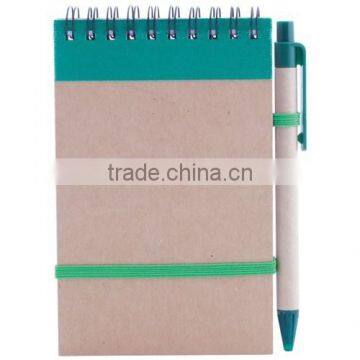 Custom Promotional Wholesale Spiral Notebook With Pen photo-2
