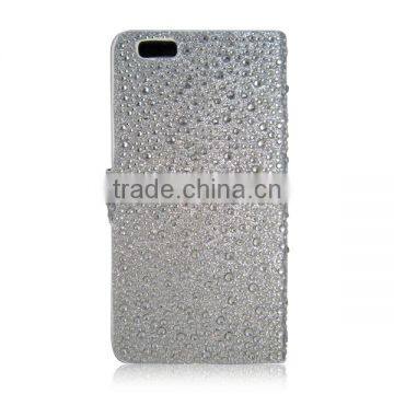 Water Droplets Full Diamond Leather Case for IPhone 6 / Plus photo-2
